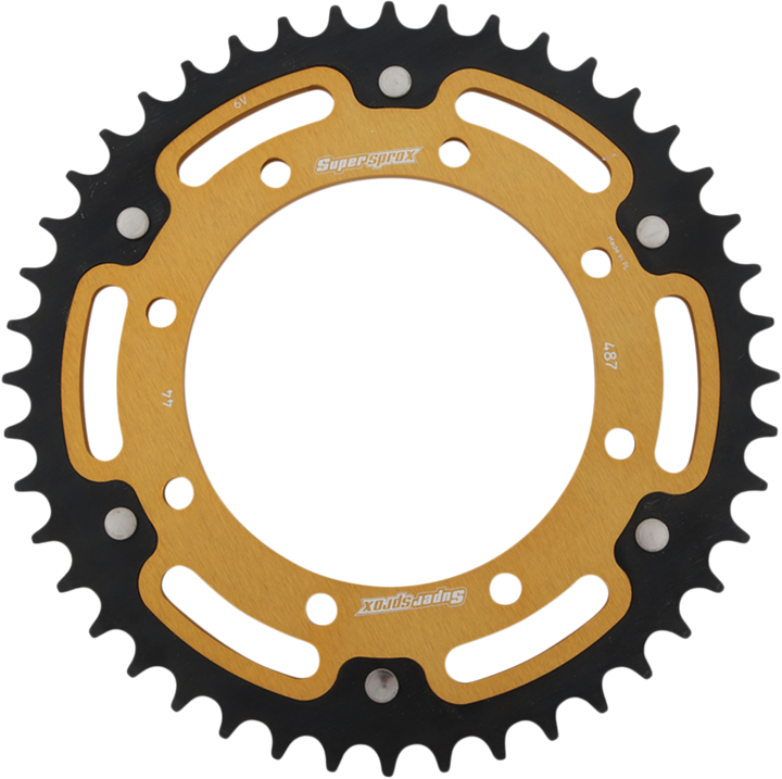 Supersprox Stealth Rear Sprocket - 44 Tooth - Gold - Kawasaki RST-487-44-GLD