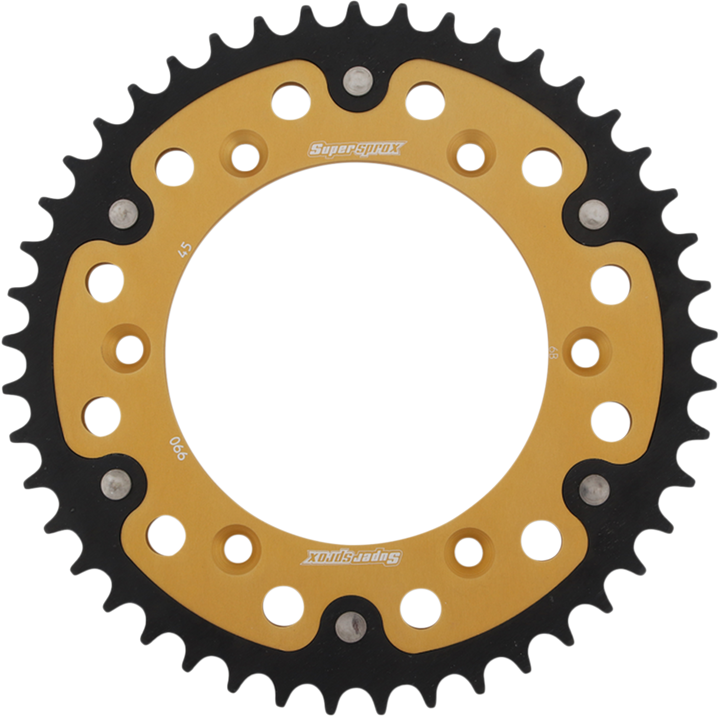 Supersprox Stealth Rear Sprocket - 45 Tooth - Gold - Husaberg/Husqvarna/Ktm RST-990-45-GLD