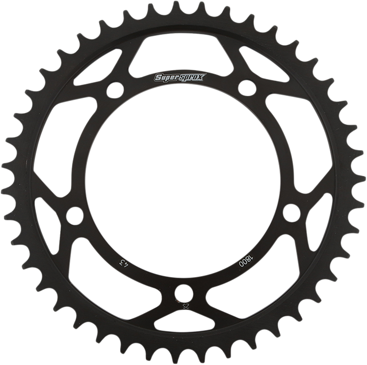 Supersprox Rear Sprocket - 43 Tooth RFE-1800-43-BLK