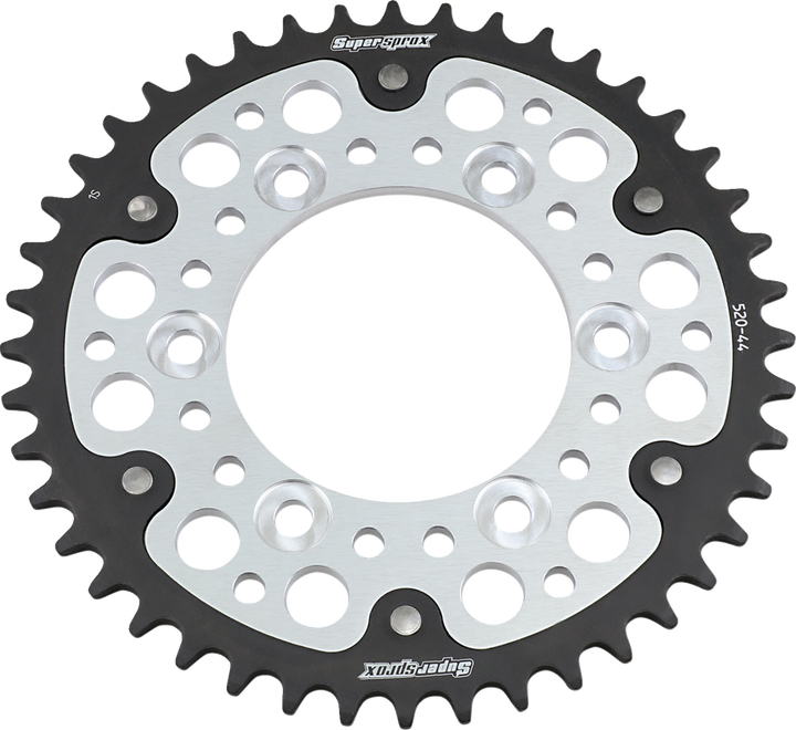 Supersprox Stealth Rear Sprocket - 44 Tooth - Silver - Ducati RST-735-44-SLV