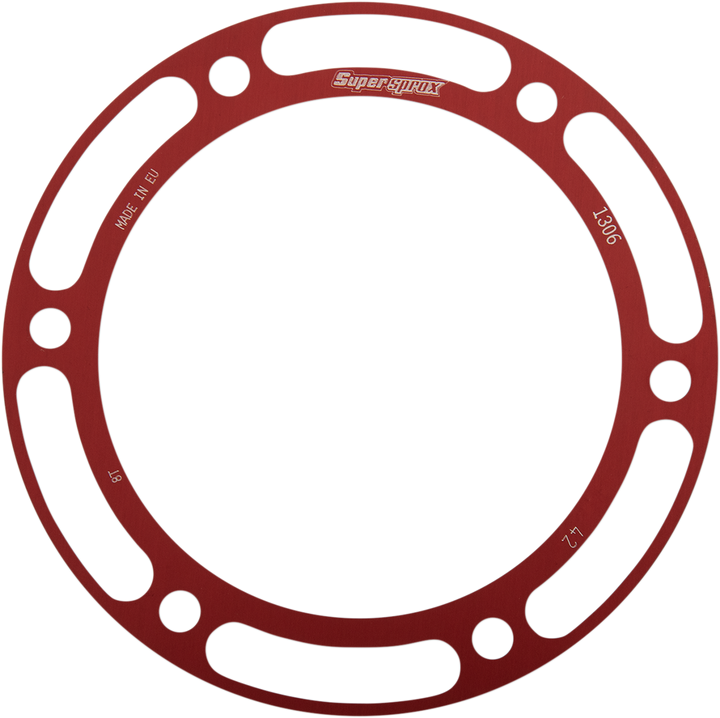 Supersprox Edge Rear Sprocket Insert - Red - 42 Tooth RACD-1306-42-RED