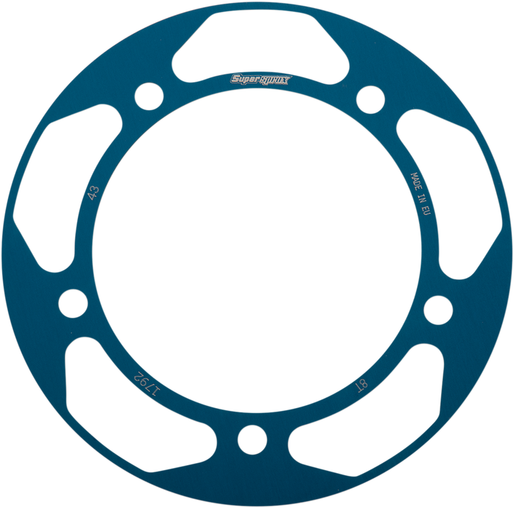 Supersprox Edge Rear Sprocket Insert - Blue - 43 Tooth RACD-1792-43-BLU
