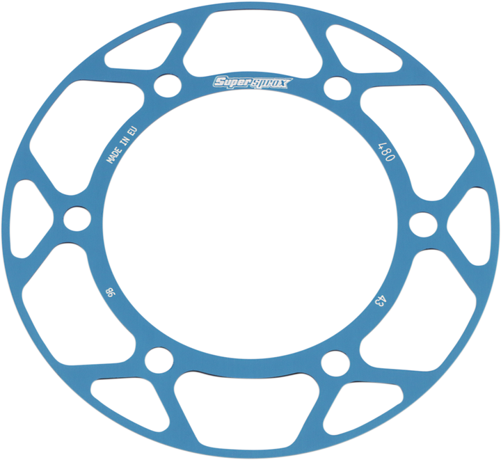Supersprox Edge Rear Sprocket Insert - Blue - 43 Tooth RACD-480-43-BLU