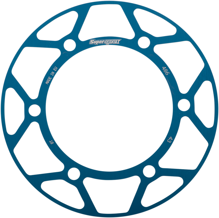 Supersprox Edge Rear Sprocket Insert - Blue - 43 Tooth RACD-486-43-BLU