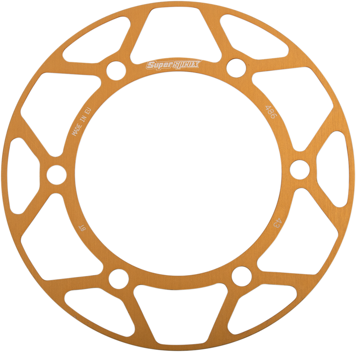 Supersprox Edge Rear Sprocket Insert - Gold - 43 Tooth RACD-486-43-GLD