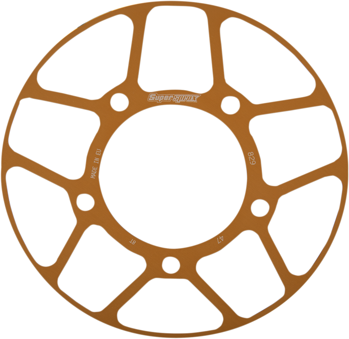 Supersprox Edge Rear Sprocket Insert - Gold - 47 Tooth RACD-829-47-GLD