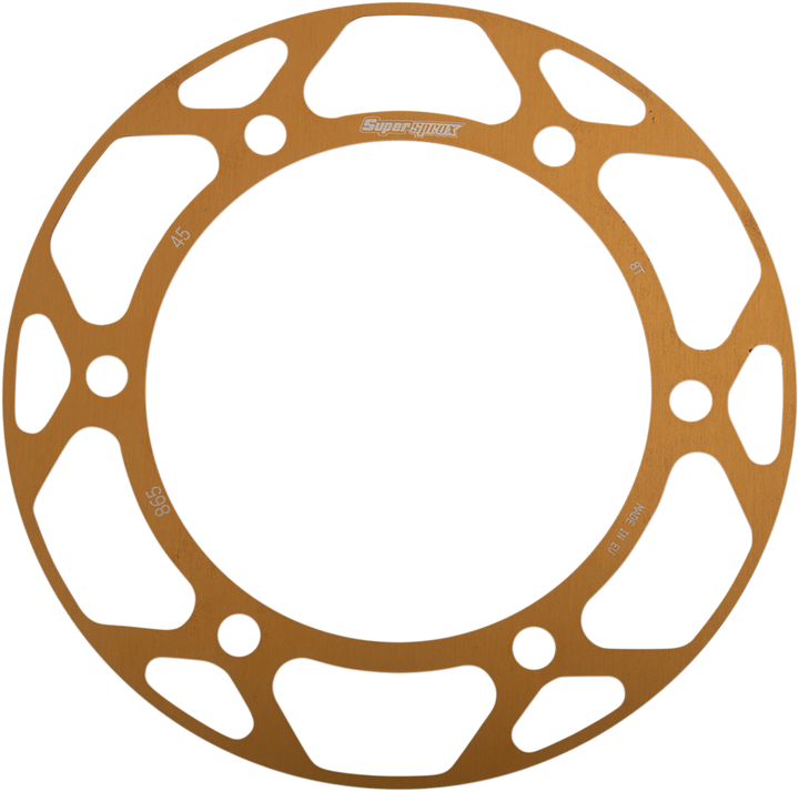 Supersprox Edge Rear Sprocket Insert - Gold - 45 Tooth RACD-865-45-GLD