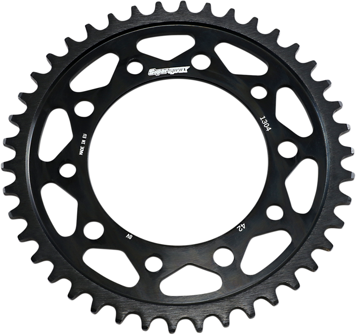 Supersprox Edge Rear Sprocket - Black - 42 Tooth RFA-1304-42-BLK