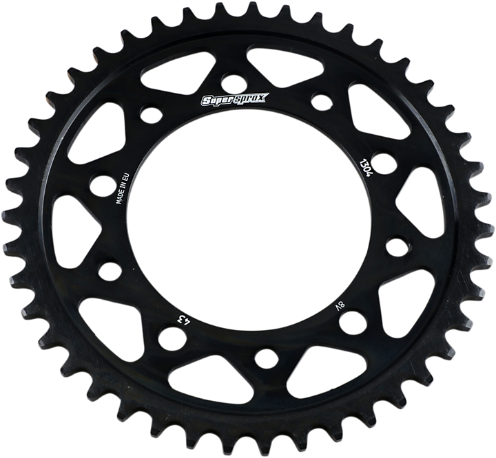 Supersprox Edge Rear Sprocket - Black - 43 Tooth RFA-1304-43-BLK
