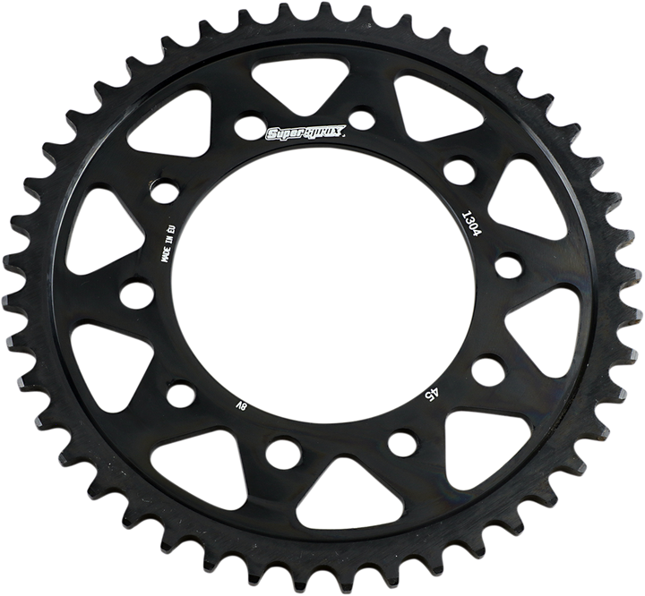 Supersprox Edge Rear Sprocket - Black - 45 Tooth RFA-1304-45-BLK