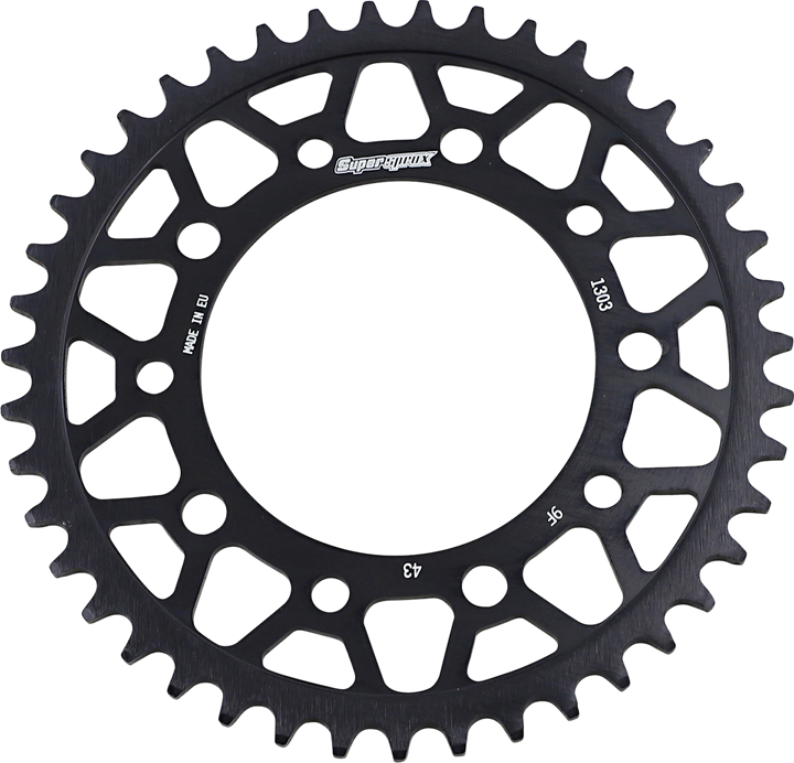 Supersprox Steel Rear Sprocket - 43 Tooth RFE-1303-43-BLK