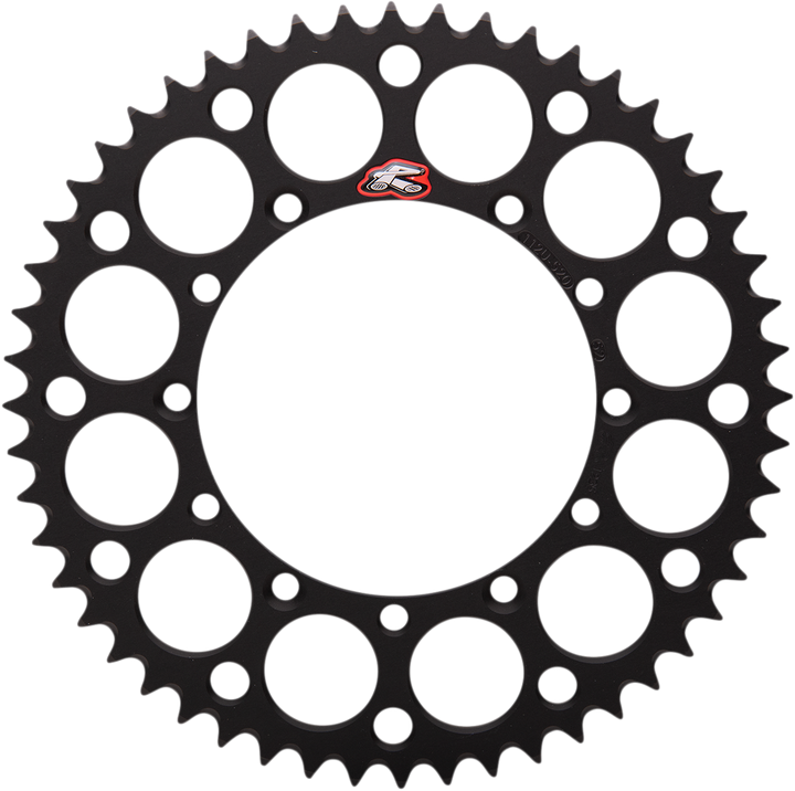 Renthal Rear Sprocket - Aluminum - 52 Tooth - Black - Kawasaki 112U-520-52GEBK