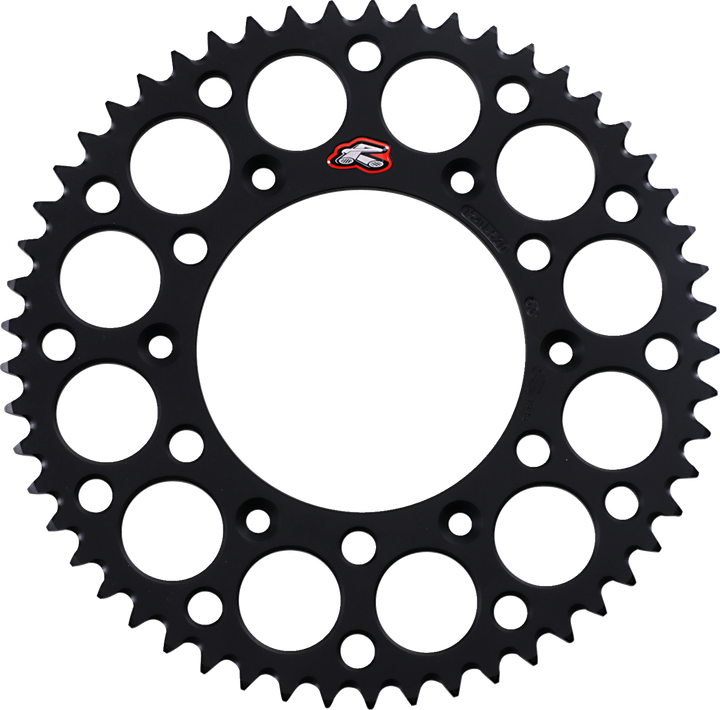 Renthal Rear Sprocket - Aluminum - 53 Tooth - Black - Honda 154U-520-53GRBK