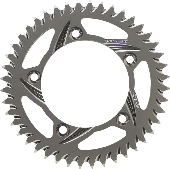 Vortex Aluminum Sprocket - Silver - Rear - 44 Tooth 527-44