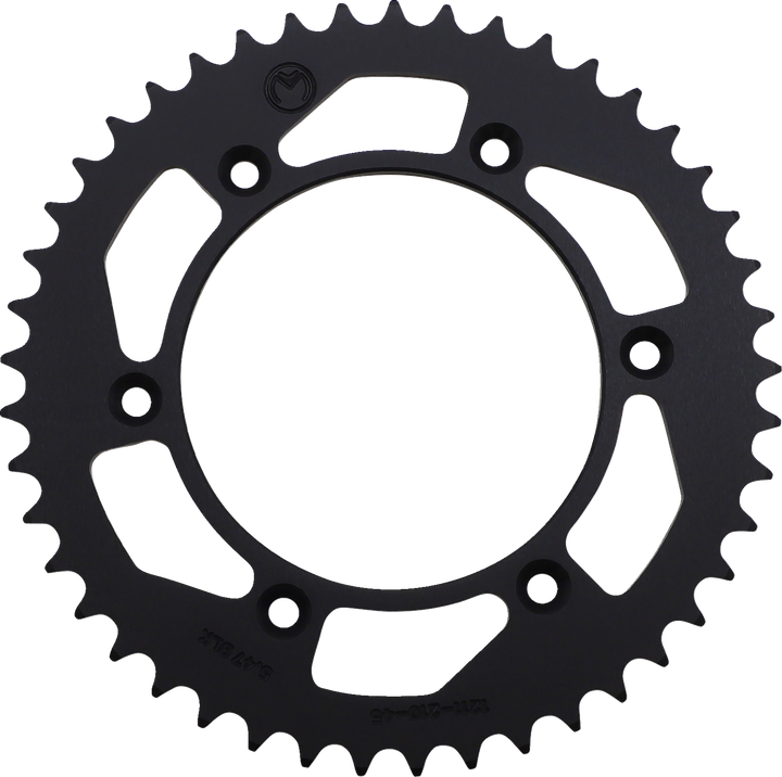Moose Offroad Rear Sprocket - Aluminum - 45 Tooth - Black - Honda 1211-210-45-10