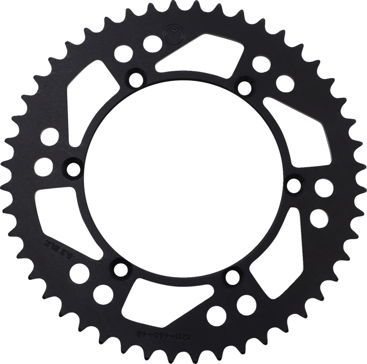 Moose Offroad Rear Sprocket - Aluminum - 48 Tooth - Black - Kawasaki/Suzuki 1211-460-48-10