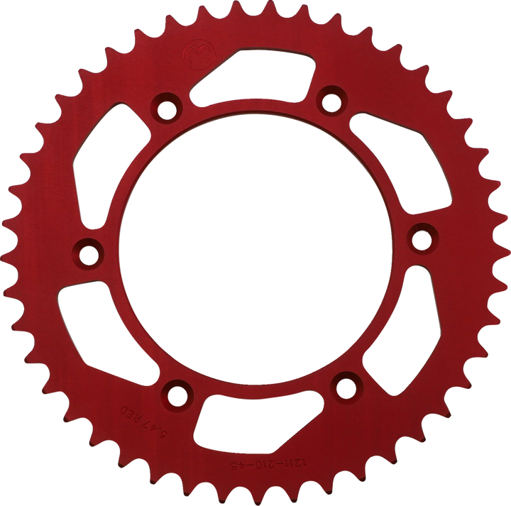 Moose Offroad Rear Sprocket - Aluminum - 45 Tooth - Red - Honda 1211-210-45-13