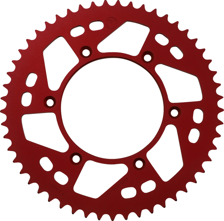 Moose Offroad Rear Sprocket - Aluminum - 53 Tooth - Red - Honda 1211-210-53-13