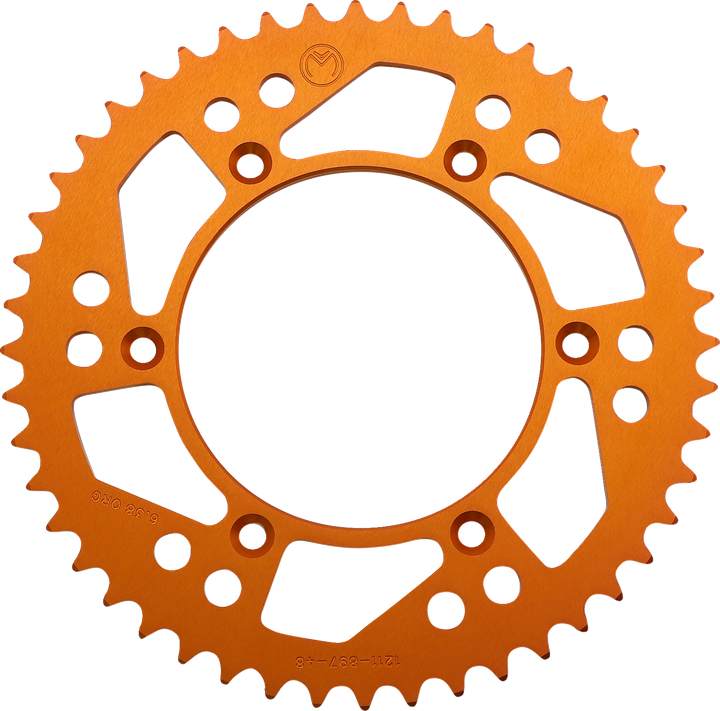 Moose Offroad Rear Sprocket - Aluminum - 48 Tooth - Orange - Husaberg/Husqvarna/Ktm 1211-897-48-14