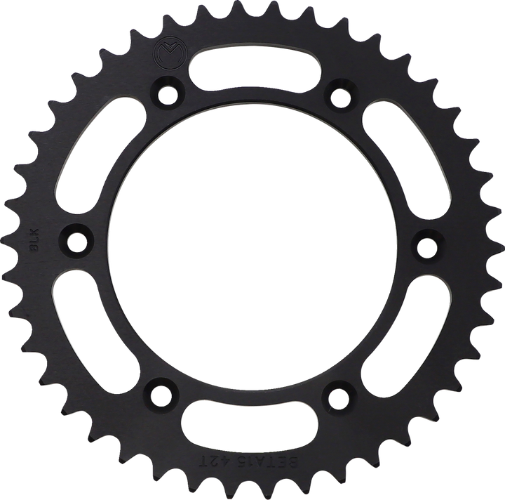 Moose Offroad Rear Sprocket - Aluminum - 42 Tooth - Black - Beta 1211-BET-42-10