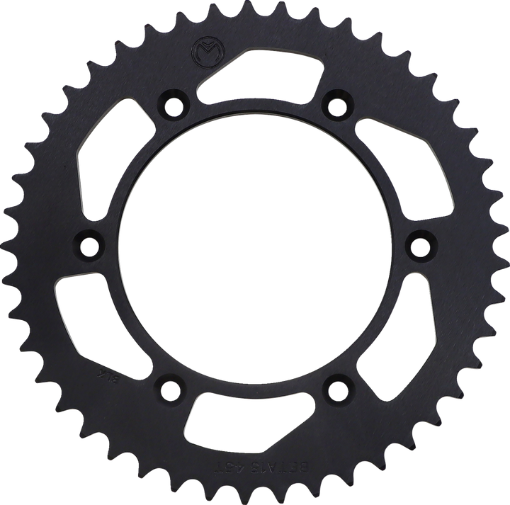 Moose Offroad Rear Sprocket - Aluminum - 45 Tooth - Black - Beta 1211-BET-45-10