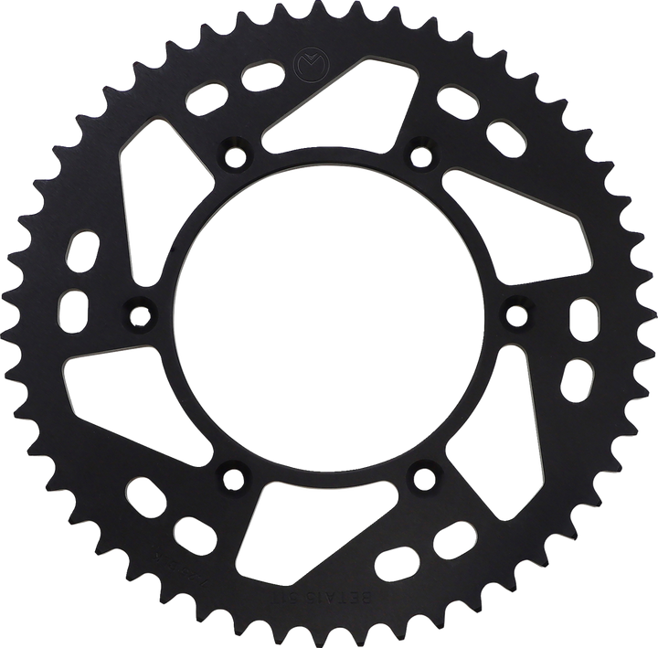Moose Offroad Rear Sprocket - Aluminum - 51 Tooth - Black - Beta 1211-BET-51-10