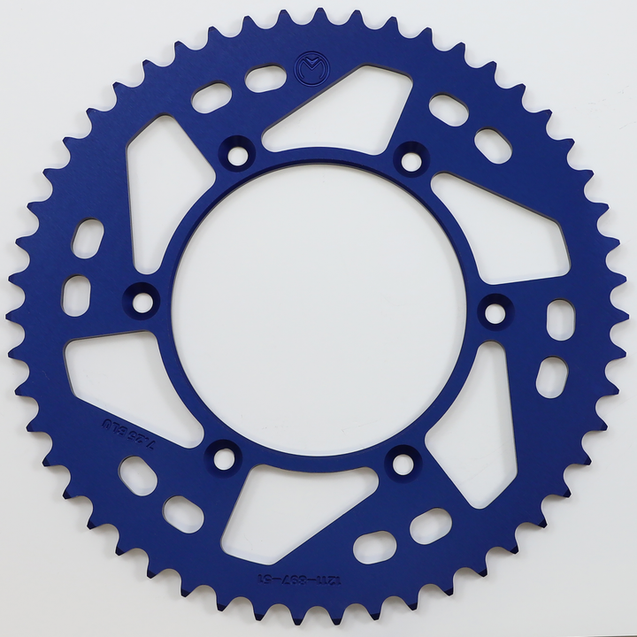 Moose Offroad Rear Sprocket - Aluminum - 51 Tooth - Blue - Husaberg/Husqvarna/Ktm 1211-897-51-12