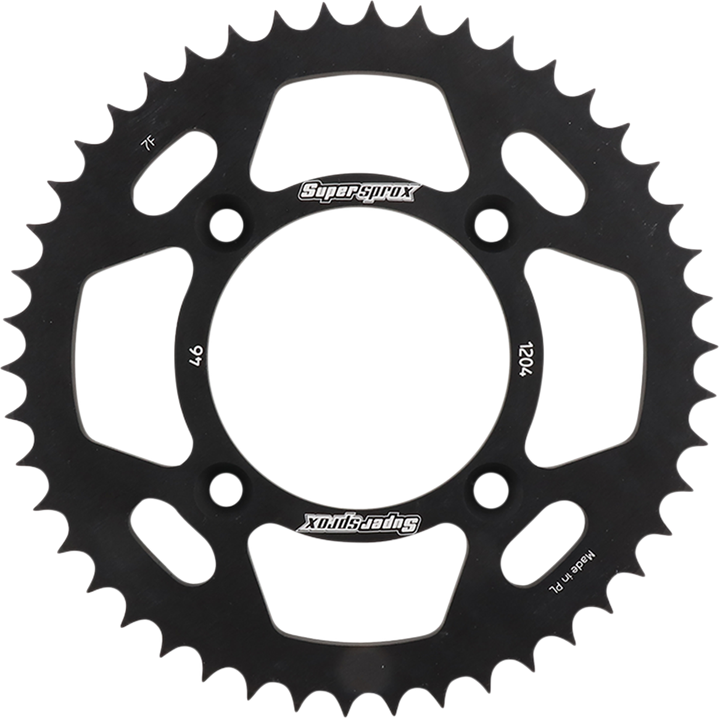 Supersprox Rear Sprocket - Black - Honda - 46 Tooth RAL-1204-46-BLK