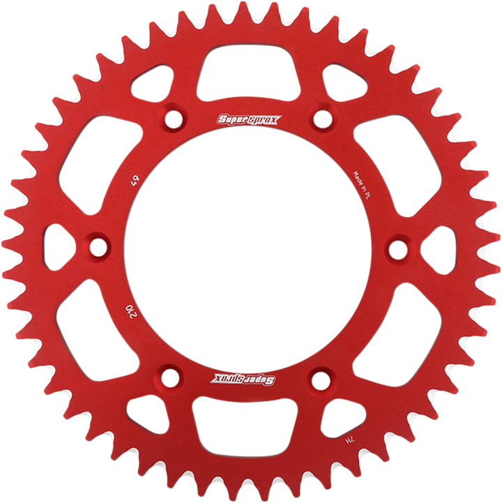 Supersprox Rear Sprocket - Red - Honda - 49 Tooth RAL-210-49-RED