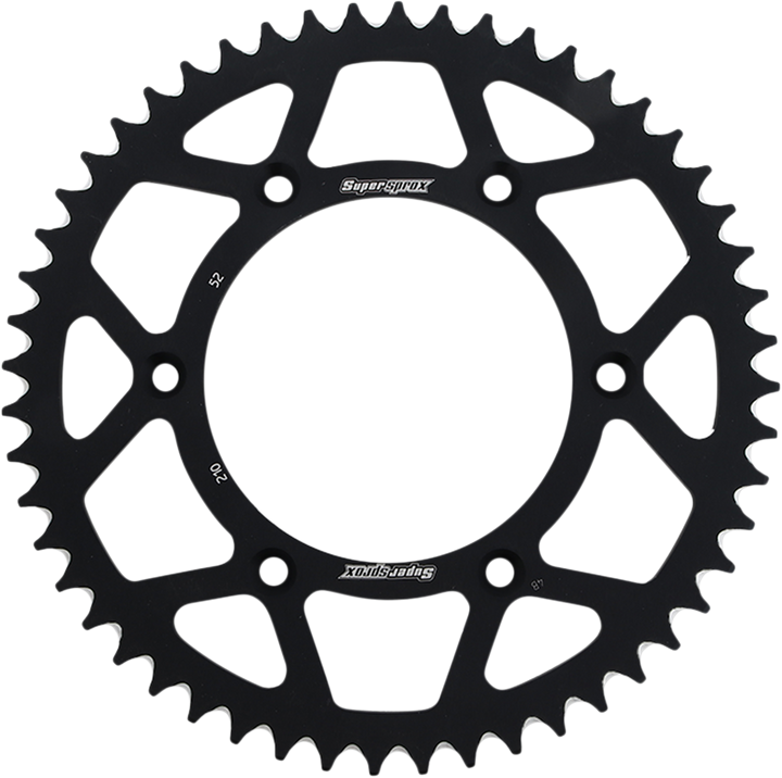 Supersprox Rear Sprocket - Black - Honda - 52 Tooth RAL-210-52-BLK