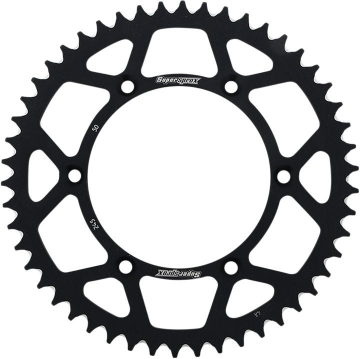 Supersprox Rear Sprocket - Black - Yamaha - 50 Tooth RAL-245-50-BLK
