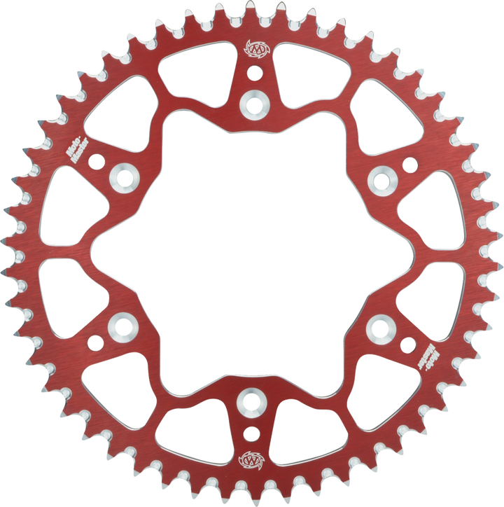 Moto-Master 7075 Aluminum Rear Sprocket - 48 Tooth - Red - Honda 620022348