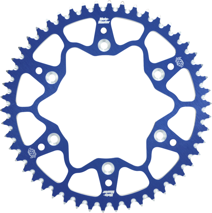 Moto-Master 7075 Aluminum Rear Sprocket - 46 Tooth - Blue - Suzuki/Yamaha 620042446