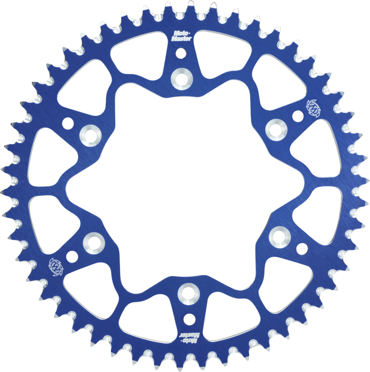 Moto-Master 7075 Aluminum Rear Sprocket - 53 Tooth - Blue 620072453