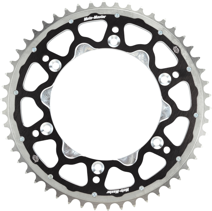 Moto-Master Fusion Series Dual Ring Rear Sprocket - 48 Tooth - Black - Kx/Rm 65 620263248