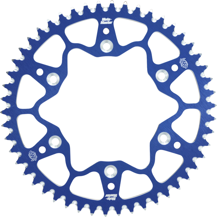 Moto-Master 7075 Aluminum Rear Sprocket - 52 Tooth - Blue - Mx 85 620182452