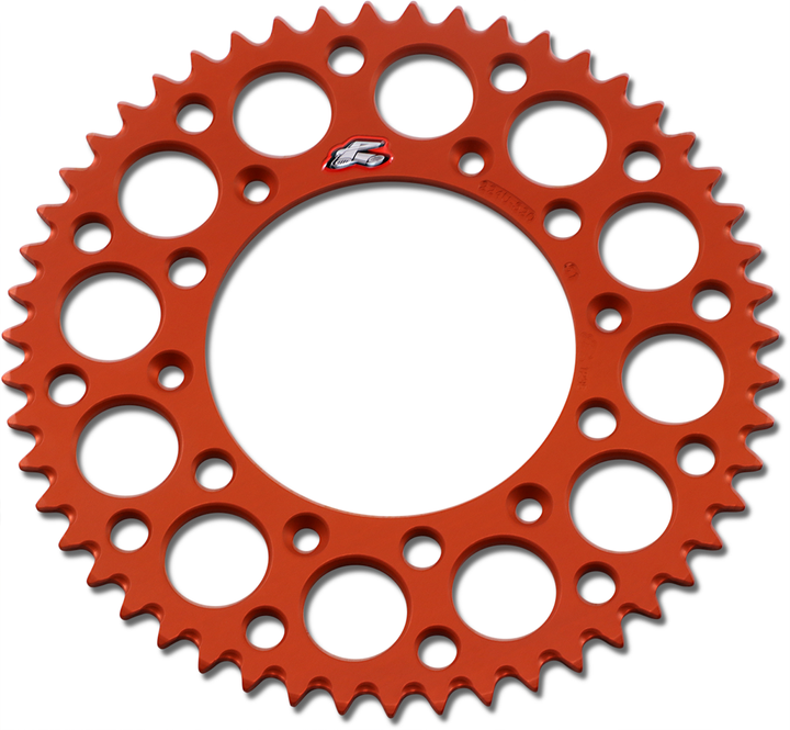 Renthal Rear Sprocket - Aluminum - 51 Tooth - Orange 224U-520-51GPOR