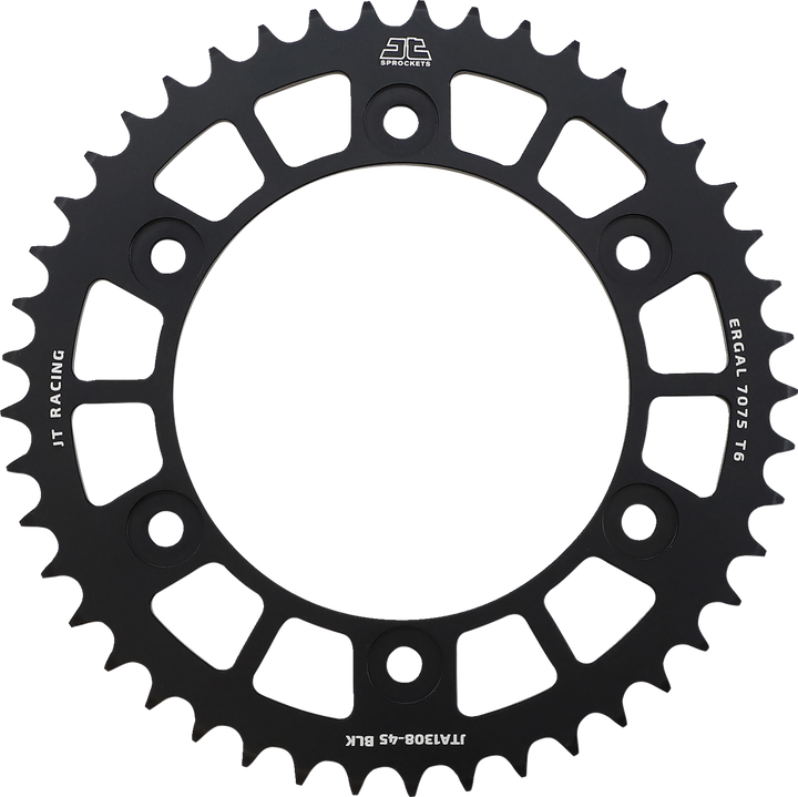 Jt Sprockets Rear Sprocket - Honda - Black - 45 Tooth JTA1308.45BLK