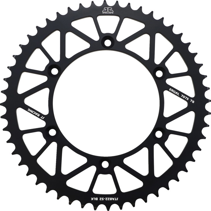Jt Sprockets Rear Sprocket - Black - 52 Tooth JTA822.52BLK