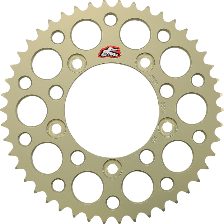 Renthal Rear Sprocket - Aluminum - 46 Tooth - Ducati 435U-520-46P-HA
