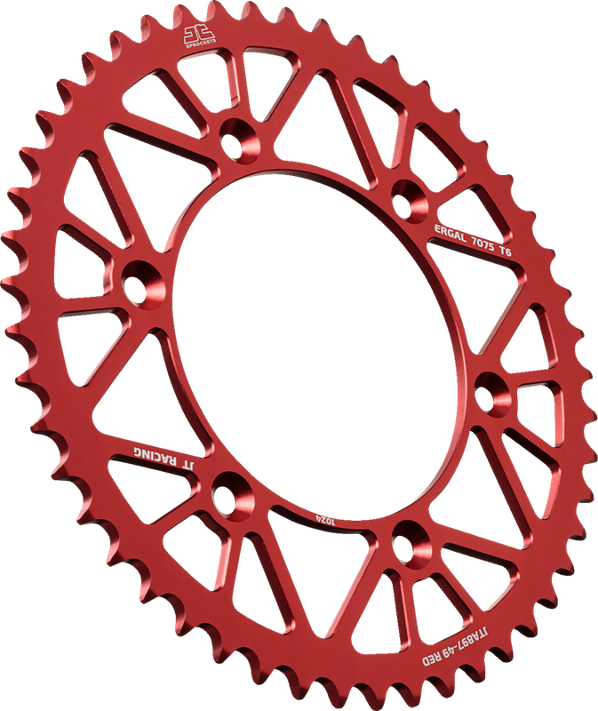 Jt Sprockets Rear Sprocket - Aluminum - 49 Tooth - Red - Gas Gas/Husqvarna/Husaberg/Ktm JTA897.49RED