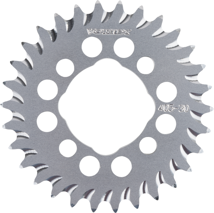 Vortex Rear Sprocket - Aluminum - 30 Tooth - Silver - Z 125 Pro 405-30