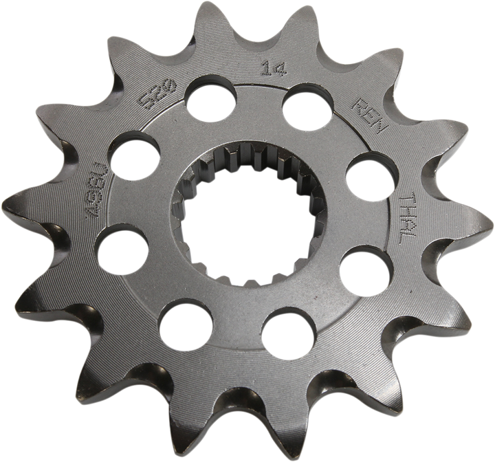 Renthal Front Sprocket - Grooved - Ultralight - 14 Tooth - Rm-Z 450 496U-520-14GP