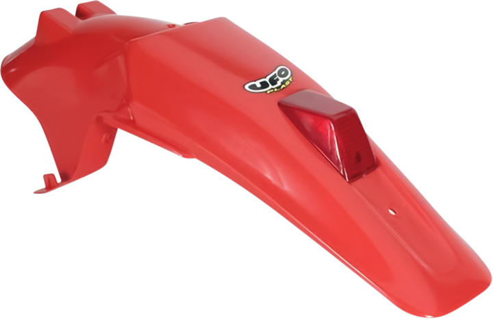 Ufo Enduro Rear Fender With Tail Light - Oem Xr Red HO03678069