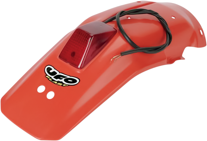 Ufo Enduro Rear Fender With 21/5W Light - Oem Xr Red HO02650121