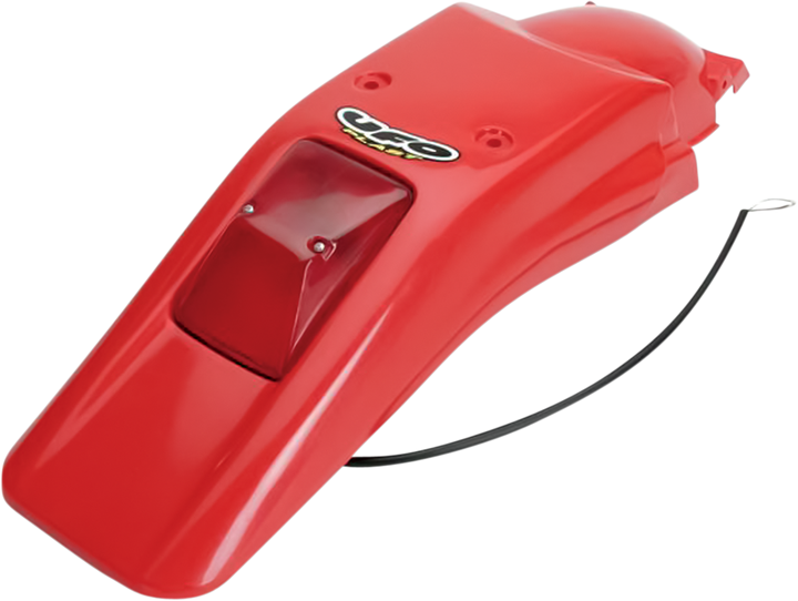 Ufo Enduro Rear Fender With 21/5W Light - Oem Xr Red HO03611069