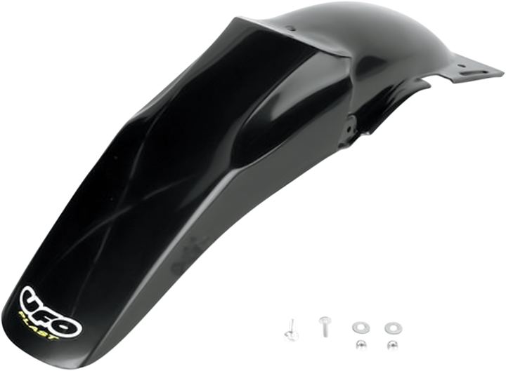 Ufo Mx Rear Fender - Black - Suzuki - Rm '96-'00 SU02957001