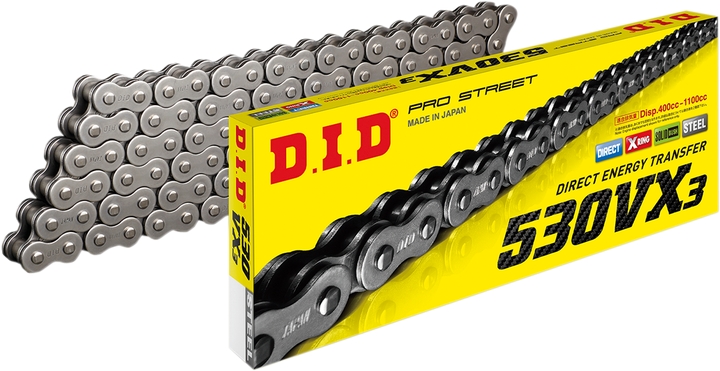 Did 530 Vx3 - Drive Chain - 116 Links - Natural M530VX3X116ZB