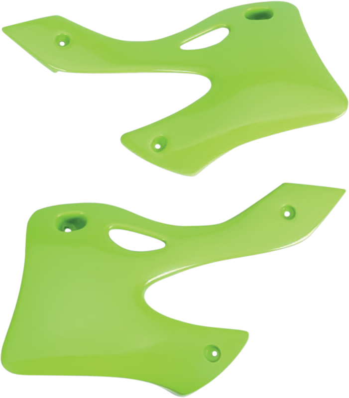 Ufo Radiator Covers - Kx Green KA03720026