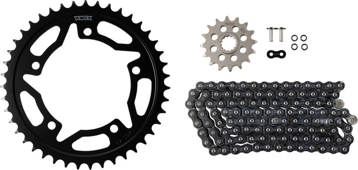 Vortex Chain And Sprocket Kit - Wss - Black - Suzuki Gsx-R600 CK5130
